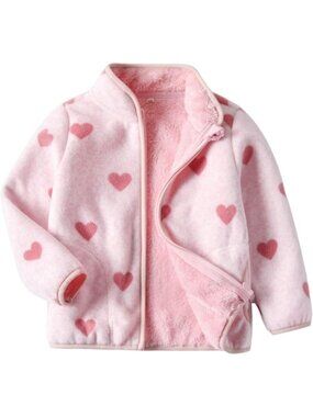 Cozy Fleece Sherpa Jacket for Toddlers 2-7Y | Warm Fall Winter Coat